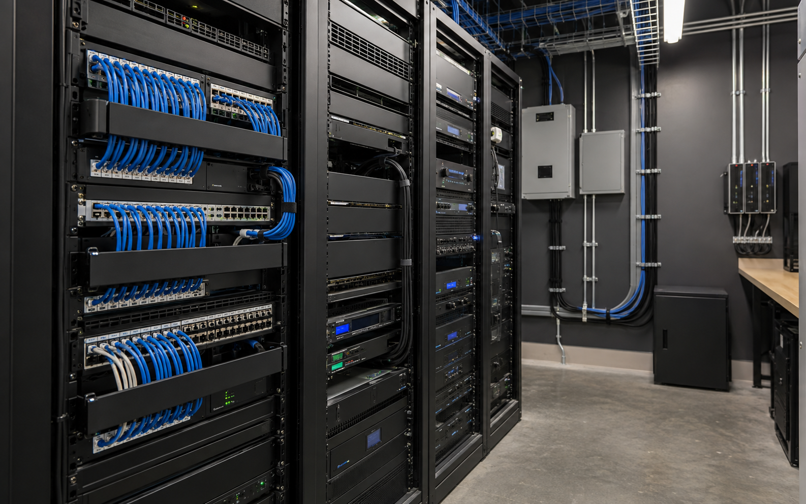 Illustrative image for Shared AV and network infrastructure